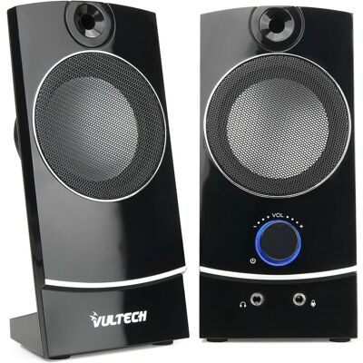 Vultech SP-330 Lautsprecher - 2-Wege Schwarz 3W Stereo USB Vultech SP-330 Lautsprecher - 2-Wege Schwarz 3W Stereo USB