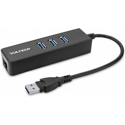 Vultech HRJ-03USB3 Laptop dokkoló - USB 3.2 Gen 1, Ethernet, Fekete Vultech HRJ-03USB3 Laptop dokkoló - USB 3.2 Gen 1, Ethernet, Fekete