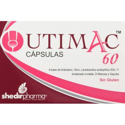 Shedir Pharma Utimac 60 Soutien des voies urinaires - Complément alimentaire - Publicité Shedir Pharma Utimac 60 Soutien des voies urinaires - Complément alimentaire - Publicité
