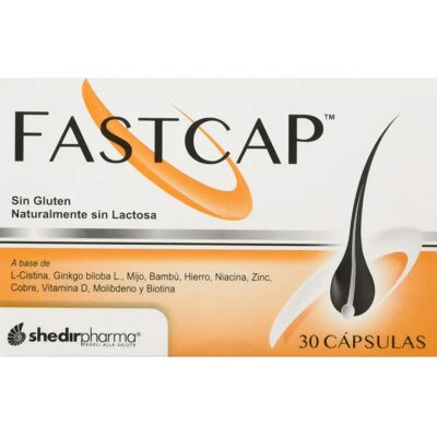 Shedir Pharma Fastcap Santé des cheveux - 30 capsules - Publicité Shedir Pharma Fastcap Santé des cheveux - 30 capsules - Publicité