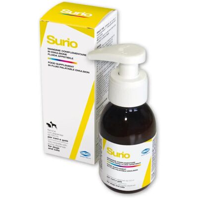 Slais Srl Surio Emulsione Fluida Appetibile per Cani e Gatti 100ml - Integratore Alimentare Slais Srl Surio Emulsione Fluida Appetibile per Cani e Gatti 100ml - Integratore Alimentare