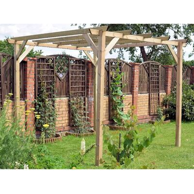 LOSA LEGNAMI Pergola in Legno 3x3 Struttura da Giardino LOSA LEGNAMI Pergola in Legno 3x3 Struttura da Giardino