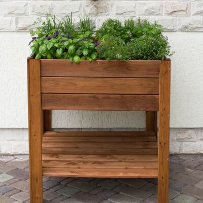 LOSA LEGNAMI - Orto Apple Small - Marrone - Pine Wood - Planter LOSA LEGNAMI - Orto Apple Small - Marrone - Pine Wood - Planter