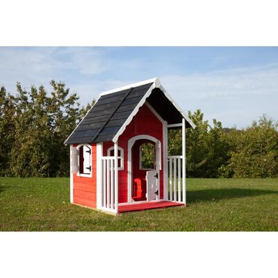 Losa Legnami Anny Casetta da Giardino - Rosso - 97x113 cm - Casetta da Giardino Losa Legnami Anny Casetta da Giardino - Rosso - 97x113 cm - Casetta da Giardino