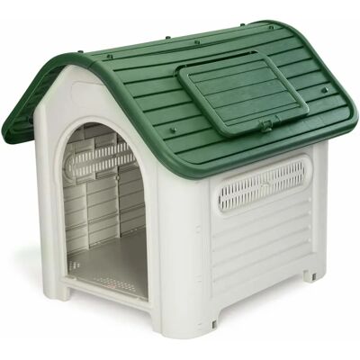 Losa Legnami GA/CUCCIAVERDE - resina bianca 72x87x75H - Cuccia per cani Losa Legnami GA/CUCCIAVERDE - resina bianca 72x87x75H - Cuccia per cani