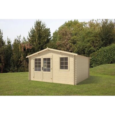 LOSA LEGNAMI - Valencia - 400x400 cm - Abete grezzo non trattato - casetta da giardino LOSA LEGNAMI - Valencia - 400x400 cm - Abete grezzo non trattato - casetta da giardino