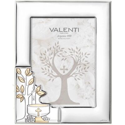 Valenti Argenti Silber PVD Bilderrahmen - Taufe & Lebensbaum Valenti Argenti Silber PVD Bilderrahmen - Taufe & Lebensbaum