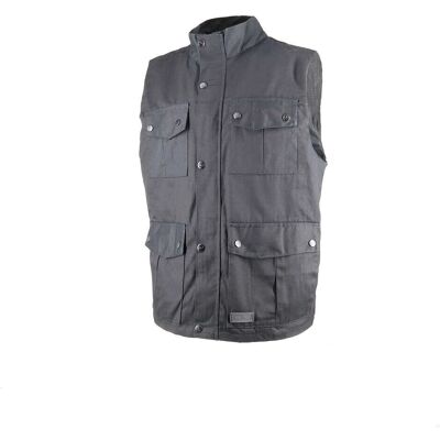 Gilet da Moto Oj Atmosfere - Multiple Tasche - Laminati Riflettenti - Cotone Traspirante - Regolatori Laterali Gilet da Moto Oj Atmosfere - Multiple Tasche - Laminati Riflettenti - Cotone Traspirante - Regolatori Laterali