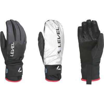 Guantes Level Gloves Alper Light Gris negro 2 en 1 para esquí Guantes Level Gloves Alper Light Gris negro 2 en 1 para esquí