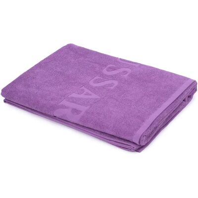 Trussardi Baumwoll Strandtuch - Monochrom Logo - 173x90cm Trussardi Baumwoll Strandtuch - Monochrom Logo - 173x90cm