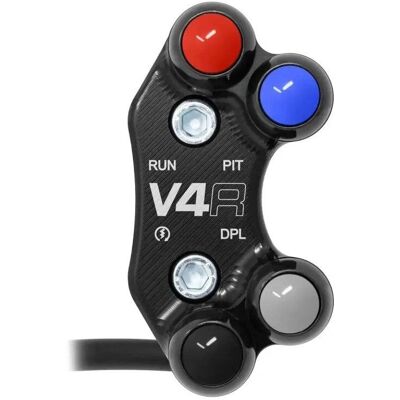 Jetprime Panigale V4 R - 4 botones derecho - conjunto de interruptores Jetprime Panigale V4 R - 4 botones derecho - conjunto de interruptores