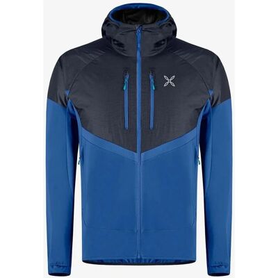 Chaqueta Montura Spitze Hybrid Azul luminoso/negro - Montaña Chaqueta Montura Spitze Hybrid Azul luminoso/negro - Montaña