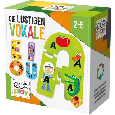 Headu eco play - Die lustigen Vokale - Bildungspuzzle Headu eco play - Die lustigen Vokale - Bildungspuzzle