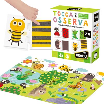 Headu Tocca E Osserva Montessori - Educational Toy Headu Tocca E Osserva Montessori - Educational Toy