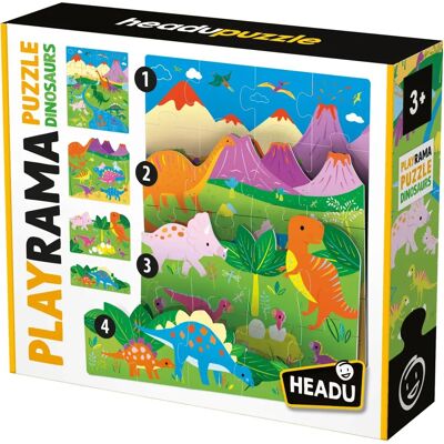Headu - Puzzle Die Dinosaurier Ecoplay - Puzzle Typ Headu - Puzzle Die Dinosaurier Ecoplay - Puzzle Typ
