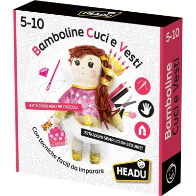 Headu - Kit de Manualidades para Muñecas - Juguete Educativo Headu - Kit de Manualidades para Muñecas - Juguete Educativo