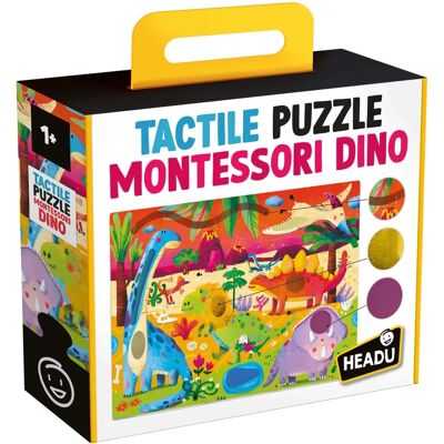 Headu - Puzzle Tactile de Dinosaures - Jouet Montessori Éducatif - Publicité Headu - Puzzle Tactile de Dinosaures - Jouet Montessori Éducatif - Publicité