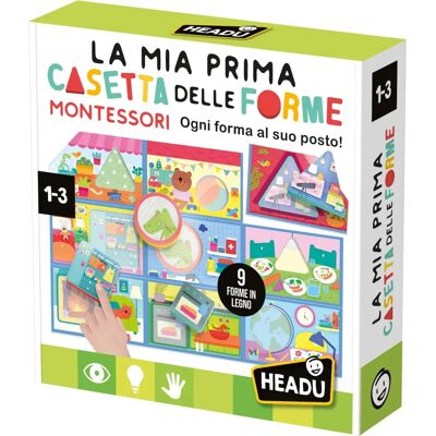 Headu - Gioco di Forme Montessori - Giocattolo in Legno per Bambini Headu - Gioco di Forme Montessori - Giocattolo in Legno per Bambini