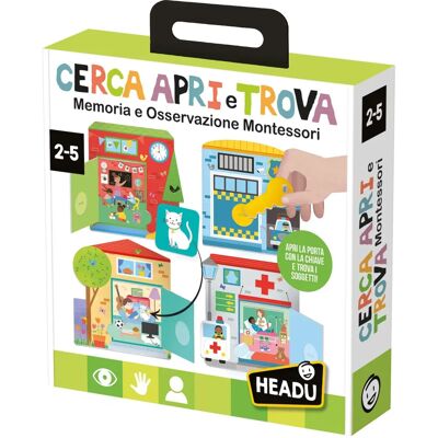 Headu Puzzle Montessori - Gioco Educativo Headu Puzzle Montessori - Gioco Educativo