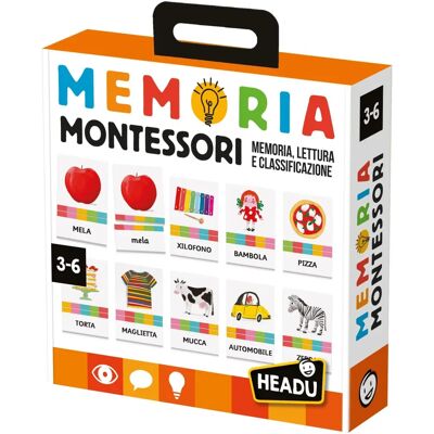 Headu - Memoria Montessori - Gioco Educativo Headu - Memoria Montessori - Gioco Educativo