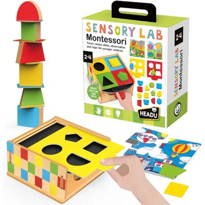 Headu - Laboratorio sensorial Montessori - Juguete educativo Headu - Laboratorio sensorial Montessori - Juguete educativo
