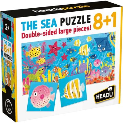 HEADU - Puzzle 8+1 Il Mare - Puzzle Educativo per Bambini 2-5 - Made in Italy HEADU - Puzzle 8+1 Il Mare - Puzzle Educativo per Bambini 2-5 - Made in Italy
