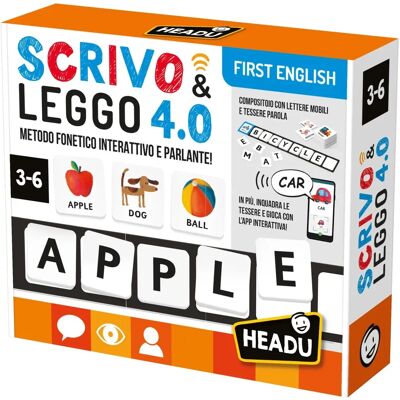 Headu Scrivo & Leggo 4.0 Primo Inglese - Gioco educativo 3-6 anni Headu Scrivo & Leggo 4.0 Primo Inglese - Gioco educativo 3-6 anni