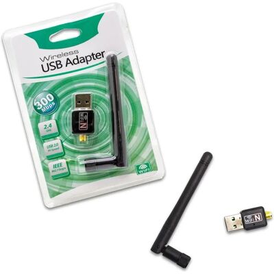SIMPLETEK - Adaptateur USB Sans Fil - 300Mbps - 2.4GHz - Publicité SIMPLETEK - Adaptateur USB Sans Fil - 300Mbps - 2.4GHz - Publicité