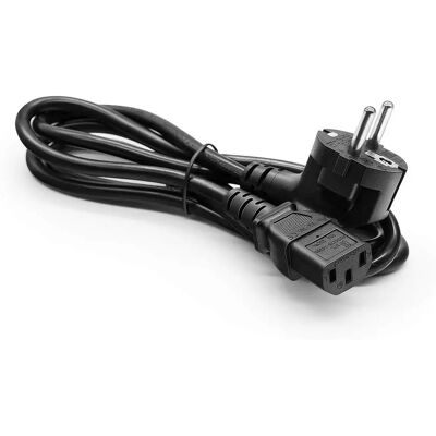 SIMPLETEK - C13 PC Cable - 1.5 m - Prise Schuko - Power Cable - Publicité SIMPLETEK - C13 PC Cable - 1.5 m - Prise Schuko - Power Cable - Publicité