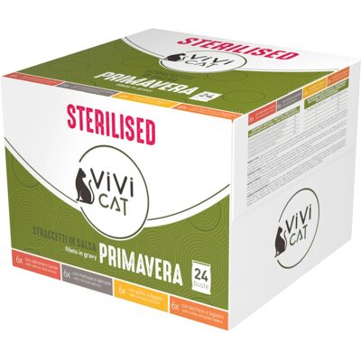 VIVI Gatto Sterilizzato Multipack - 24x85g - Cibo umido VIVI Gatto Sterilizzato Multipack - 24x85g - Cibo umido