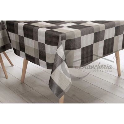 TEX FAMILY - LIMA - Marrone - 140x500 cm - Tablecloth TEX FAMILY - LIMA - Marrone - 140x500 cm - Tablecloth