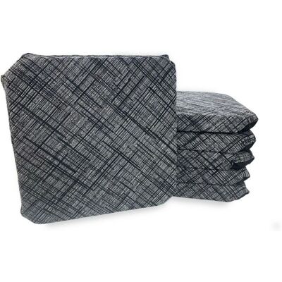 TEX FAMILY - Coprisedia Jacquard - Nero - Chair cover TEX FAMILY - Coprisedia Jacquard - Nero - Chair cover