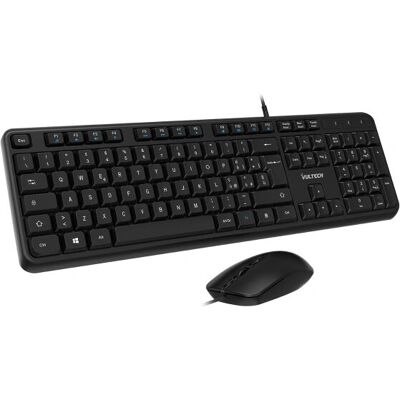 Vultech KM-811 Csendes USB billentyűzet és egér - Irodai kiegészítő Vultech KM-811 Csendes USB billentyűzet és egér - Irodai kiegészítő