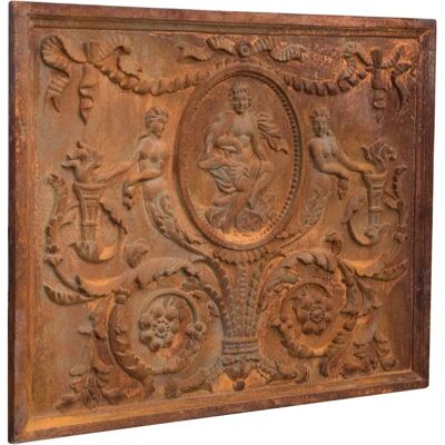 BISCOTTINI - Frontone con stemma - 81x65 cm - Frontplatte BISCOTTINI - Frontone con stemma - 81x65 cm - Frontplatte