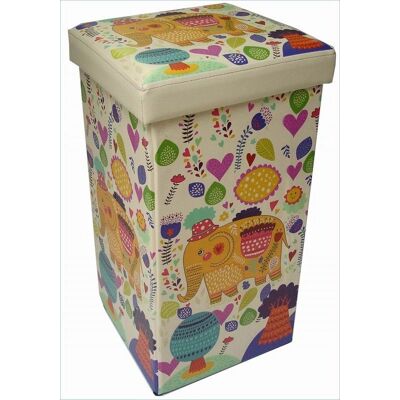 Generic - Pouf contenitore 32x32x60 - Dimensiones: 32x32x60 cm - Otomano con tapa Generic - Pouf contenitore 32x32x60 - Dimensiones: 32x32x60 cm - Otomano con tapa