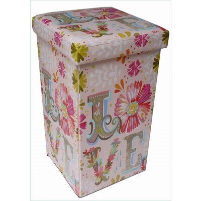UnknownBrand - Pouf contenitore - 32x32x60 cm - Ottoman with storage UnknownBrand - Pouf contenitore - 32x32x60 cm - Ottoman with storage