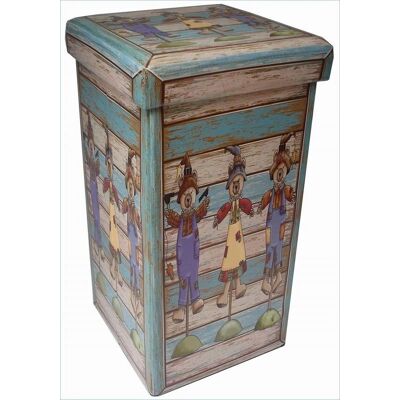 Unknown - Pouf 32x32x60 - rivestimento in ecopelle - pouf contenitore Unknown - Pouf 32x32x60 - rivestimento in ecopelle - pouf contenitore