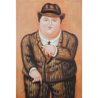 BISCOTTINI BOTERO - Dipinto a olio su tela - 60x3x90 cm BISCOTTINI BOTERO - Dipinto a olio su tela - 60x3x90 cm