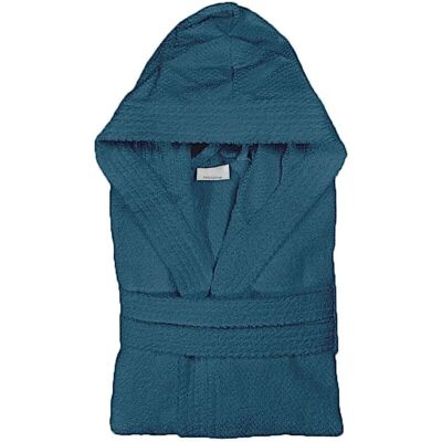 INBAGNO - Cotone 100% - Turquoise cobalt - L - Bathrobe INBAGNO - Cotone 100% - Turquoise cobalt - L - Bathrobe