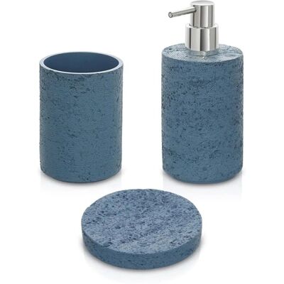 INBAGNO - Matera - Turquoise cobalt - Set di accessori bagno INBAGNO - Matera - Turquoise cobalt - Set di accessori bagno
