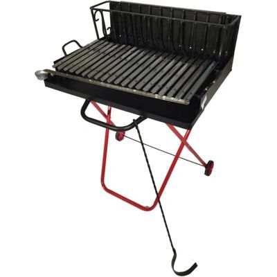 Barbecue a legna pieghevole Arnold con griglia in acciaio - 50x65x94 cm Barbecue a legna pieghevole Arnold con griglia in acciaio - 50x65x94 cm