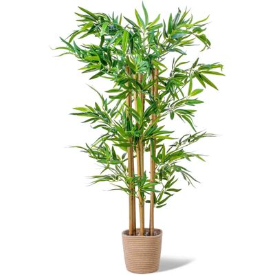 Planta artificial de bambú Frankystar - 120cm - Decoración interior/exterior Planta artificial de bambú Frankystar - 120cm - Decoración interior/exterior