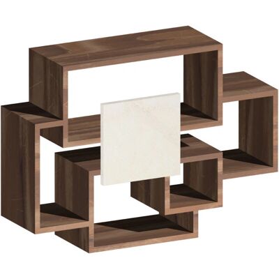 Frankystar Sorrento 132x30x75 cm marrón madera melamina estantería Frankystar Sorrento 132x30x75 cm marrón madera melamina estantería