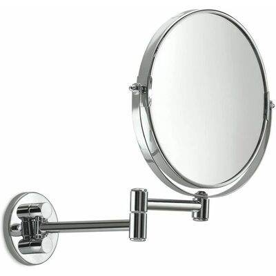 Kiamami Valentina - Espejo de Pared - Ajustable, Latón Cromado, 18cm Kiamami Valentina - Espejo de Pared - Ajustable, Latón Cromado, 18cm