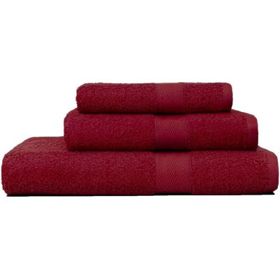 Kiamami Valentina - Juego de Toallas de Baño con Toallas de Invitados y Rostro - Teddy Rojo Kiamami Valentina - Juego de Toallas de Baño con Toallas de Invitados y Rostro - Teddy Rojo
