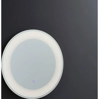 Miroir Rond LED Kiamami Valentina 60cm Contrôle Tactile - Publicité Miroir Rond LED Kiamami Valentina 60cm Contrôle Tactile - Publicité