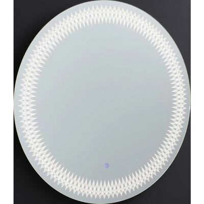 Kiamami Valentina - Espejo Redondo con LED - 80cm - Decoración Baño Kiamami Valentina - Espejo Redondo con LED - 80cm - Decoración Baño