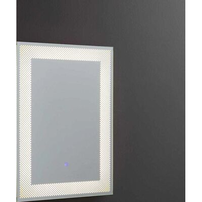Espejo Rectangular con Decoración y LED Espejo Rectangular con Decoración y LED