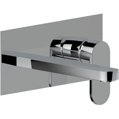 Kiamami Valentina - Grifo de Pared para Lavabo - 18cm Cromado - Colección Amalfi Kiamami Valentina - Grifo de Pared para Lavabo - 18cm Cromado - Colección Amalfi