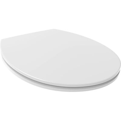 Kiamami Valentina - Siège WC - Durable Ovale Blanc - Siège de Toilette Kiamami Valentina - Siège WC - Durable Ovale Blanc - Siège de Toilette